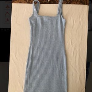 Shein Bodycon dress in Powered blue